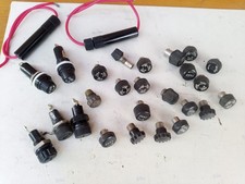 Portafusibili + Vari Tappi  Surplus  Militare  Radio  Amplificatori RTX 