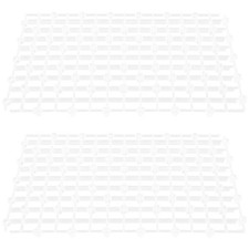 2pz Piastra Filtro Acquario Professionale Serbatoio Divisori Comodi Filtri Ghiaia