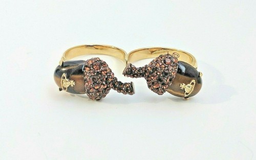 Anello doppio vivienne - anello,