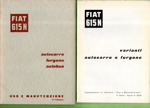Uso manutenzione fiat - fiat, n