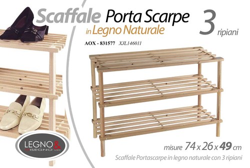 Scaffale porta scarpe basso - scaffale,