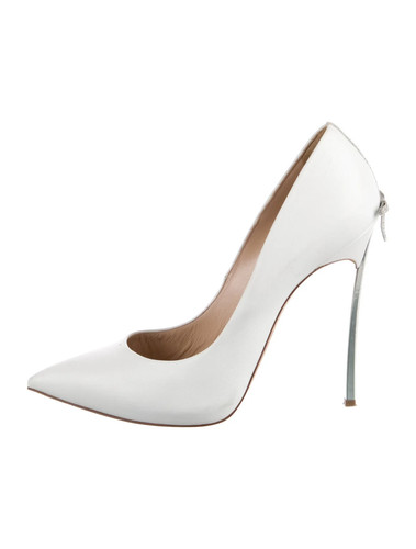 Casadei decolte pelle - pelle, bianca