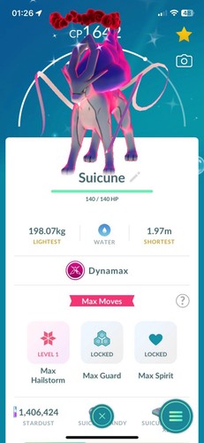 Shiny dynamax suicune - shiny,