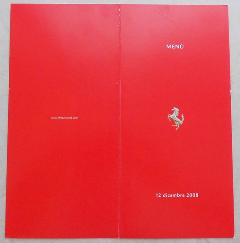Ferrari menu - ferrari, 12