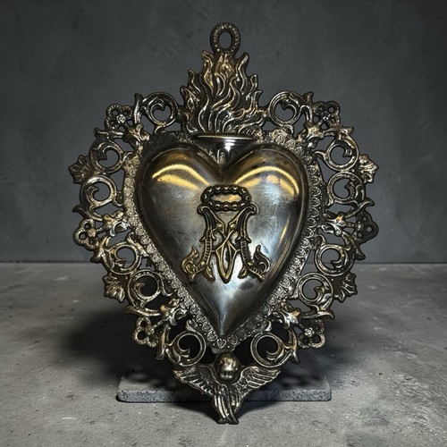 Voto cuore sacro 10x13cm - ex,