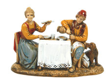 Scena Tavola Imbandita Landi