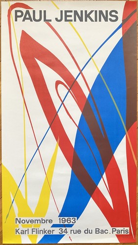 Paul jenkins poster mostra - paul,