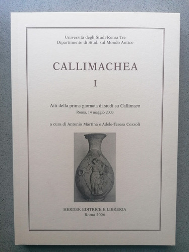 Callimachea vol atti - vol.,