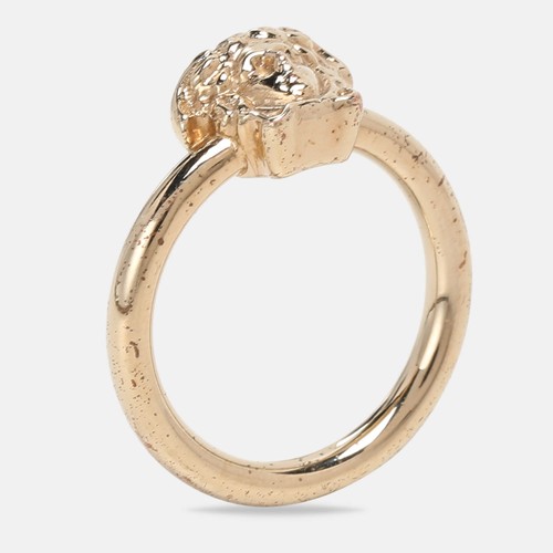 Anello versace medusa tono - medusa, oro