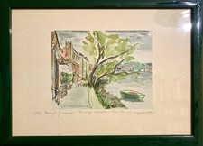 Litografia acquarello 1983 - acquarello,