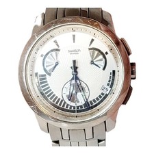 Orologio Uomo Swatch RARO Irony Retrograde Blue Signs YRS402G 2007 Batteria Nuova