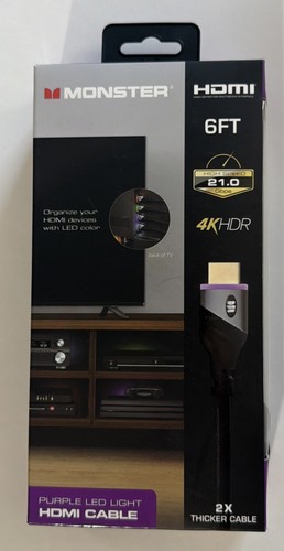 Monster hdmi cable 6ft 8m - monster,