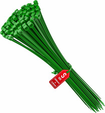 Fascette Plastica per Cablaggio 200 Mm X 4,8 Mm, Fermacavo Fascette Colorate Ver