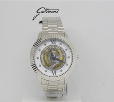 Orologio Gattinoni Donna Cassa  In Acciaio Argentato Quadrante Bianco Fashion 
