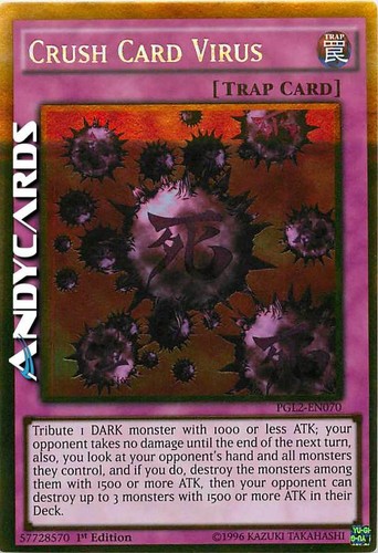 Crush card virus - virus, •