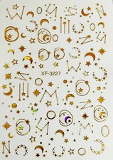 Adesivo Nail Art Laser Oro