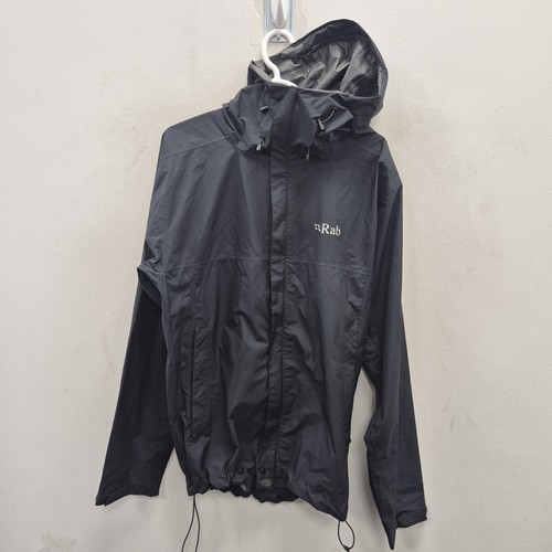 Giacca nera rab downpour eco - downpour,