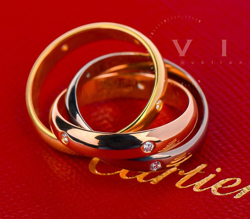 Anello cartier trinity - anello,