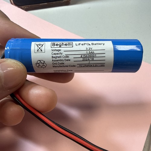 Batteria lampada emergenza - batteria,