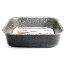 Mamù Teglia alta Alluminio antiaderente (20x20cm) HAPPY STONE Grigio pietra