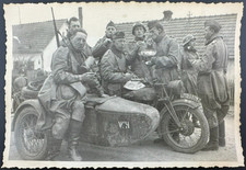 Soldatini Wehrmacht con moto