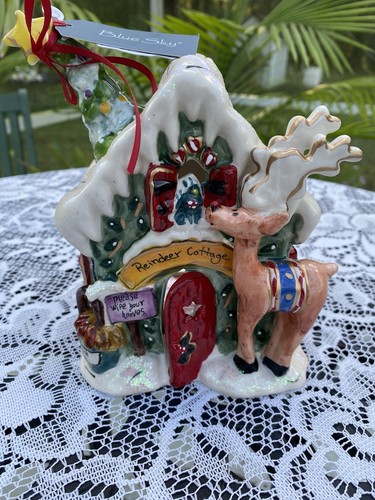 Casetta natale renne cielo - di,