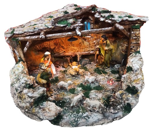 Presepe artigianale natività - presepe,