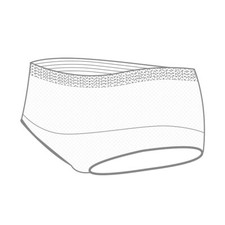 Set 3 Slip monouso in tessuto