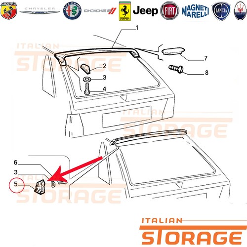 Lancia delta evoluzione - evoluzione, staffa
