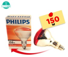 LAMPADA RISCALDANTE 150 W E27 → Utile per Cuccioli Gattini Suini Pulcini Rettili