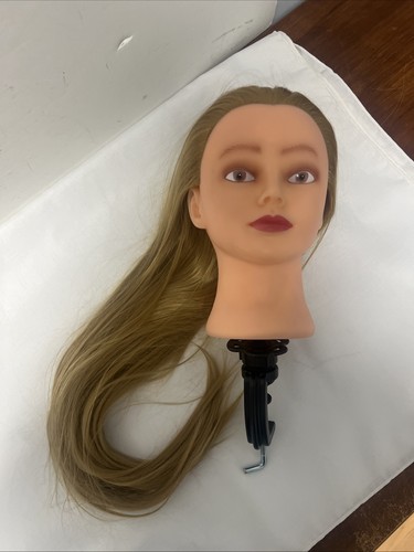 Manichino testa bionda capelli