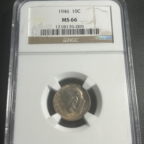 Roosevelt dime 1946 ngc - 1946,