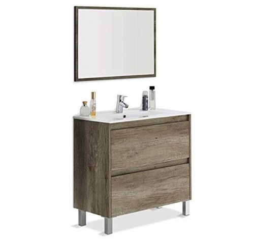 Mobile bagno con lavabo - mobile, 80