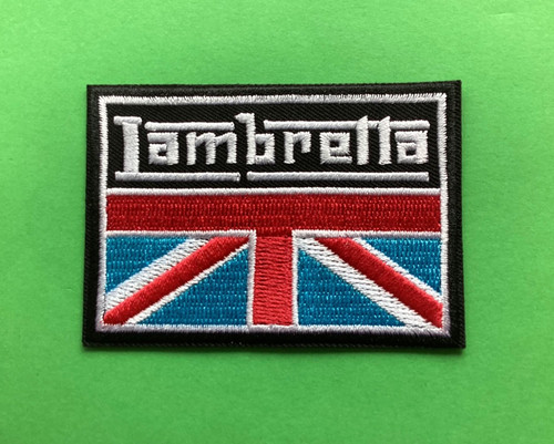 Lambretta scooter union jack - lambretta,