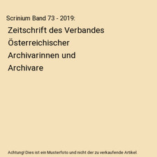 Scrinium Band 73 - 2019