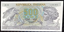 500 LIRE BIGLIETTO DI STATO