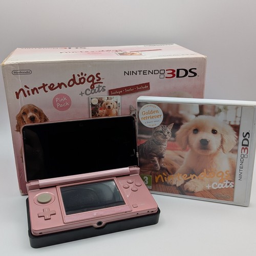 Nintendo 3ds rosa nintendogs - nintendogs, +