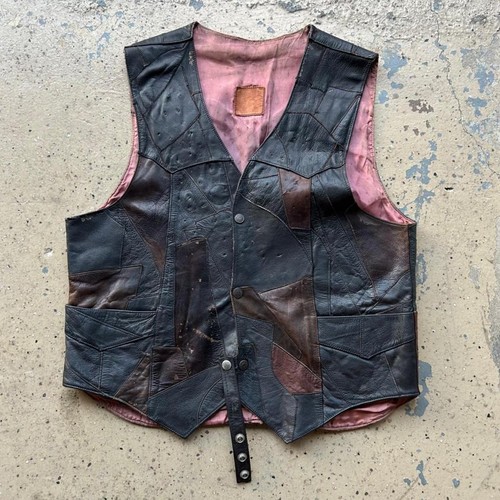 Gilet vera pelle - in,