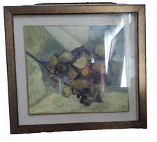 QUADRO NATURA MORTA CORNICE DORATA