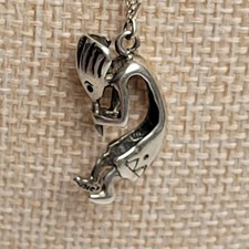 Ciondolo flauto Kokopelli 3D