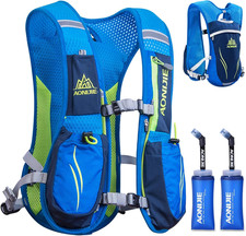 Zaino Trail Running 5L Uomo Donna - Zaino Corsa Idratazione Con Borraccia, Ultra