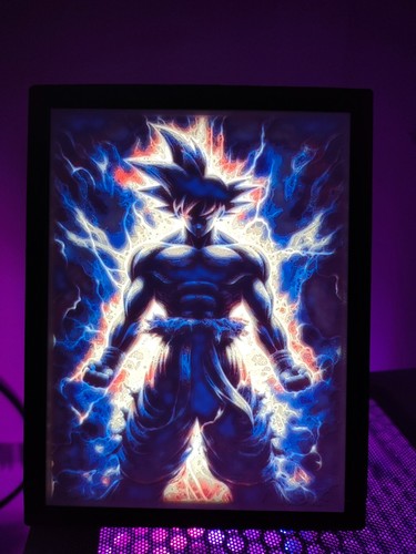 Dragon ball goku lampada led - ball,