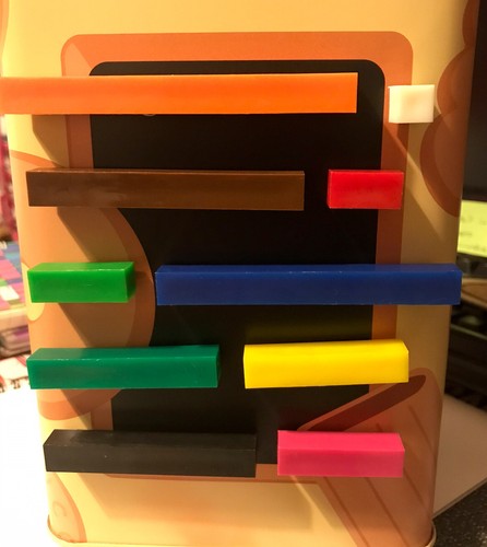 Regoli colorati numeri - , in