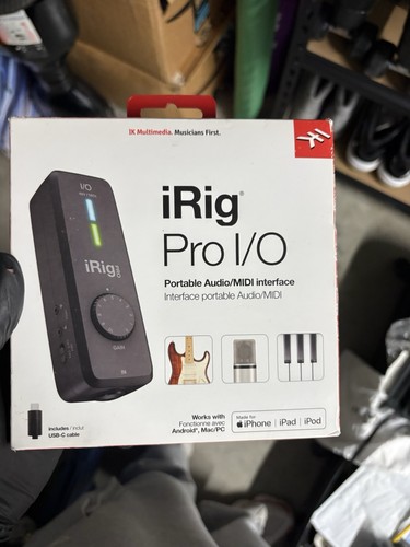Multimedia irig pro - ik, i/o