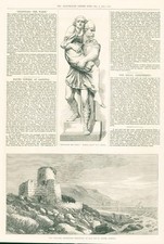 1874 Antique Print - ITALY