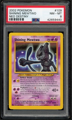 Psa shining mewtwo - psa, 8