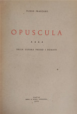 Fraccaro,Plinio. - Opuscula