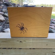 Scatola vintage in legno per