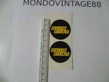2 PZ ADESIVO STICKER OLIO FIAT