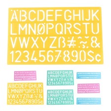  2 Pcs Stencil Numeri Per